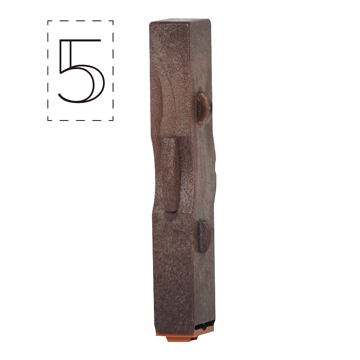 連結数字スタンプ　月日Ａ　５