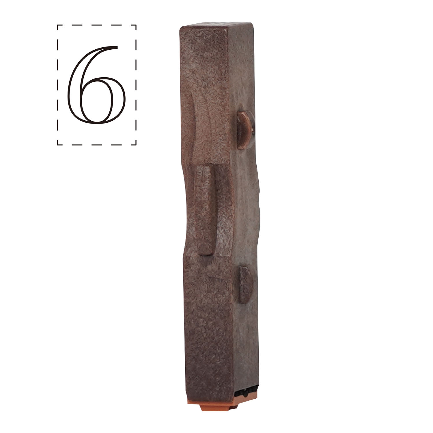 連結数字スタンプ　月日Ａ　６