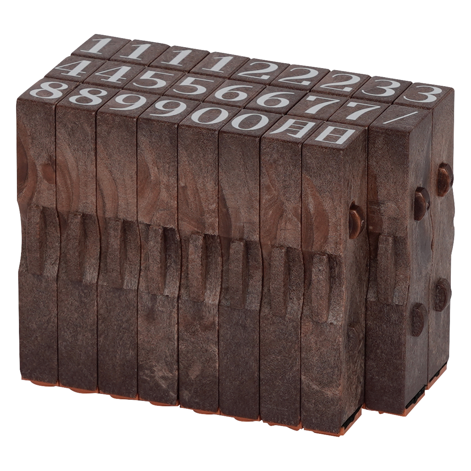 連結数字スタンプ　月日Ｂ