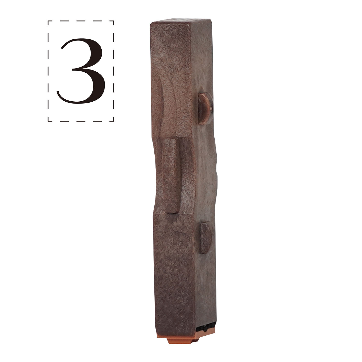 連結数字スタンプ　月日Ｂ　３