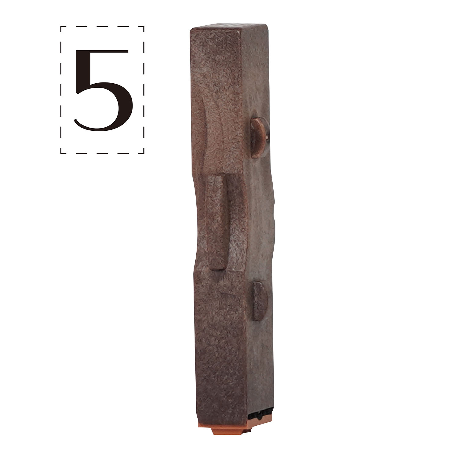 連結数字スタンプ　月日Ｂ　５