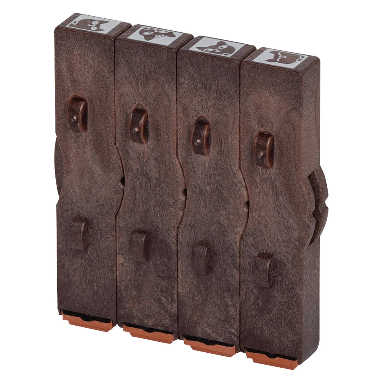 連結数字スタンプ　フレームＡ追加用　４本セット①