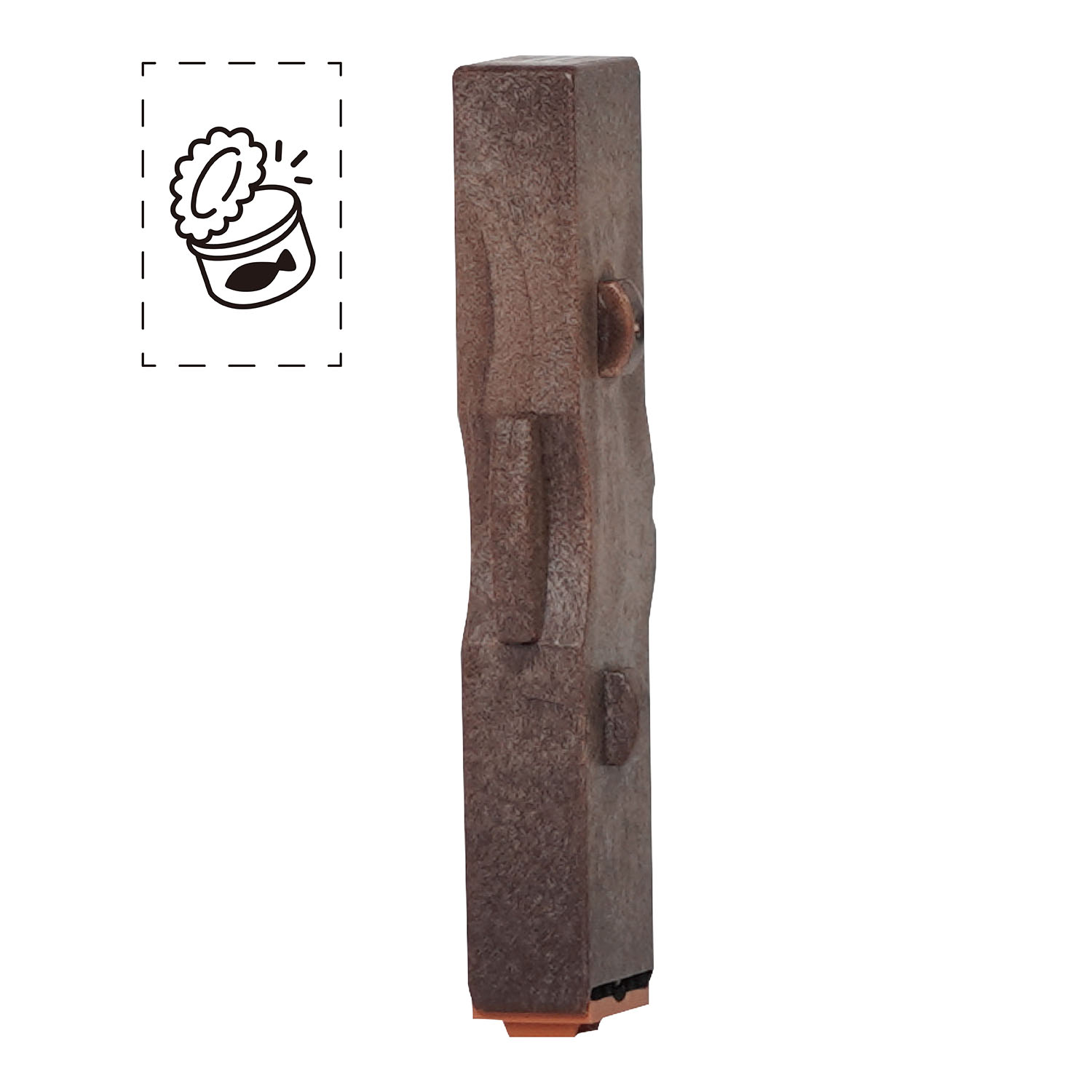 連結数字スタンプ　フレームＡ追加用　１本（猫缶）