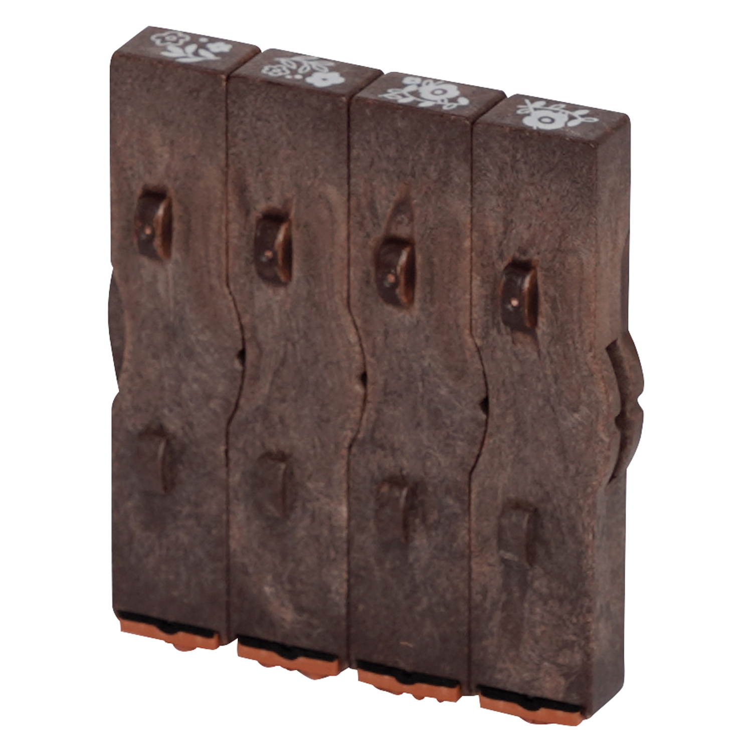 連結数字スタンプ　フレームＢ追加用　４本セット②