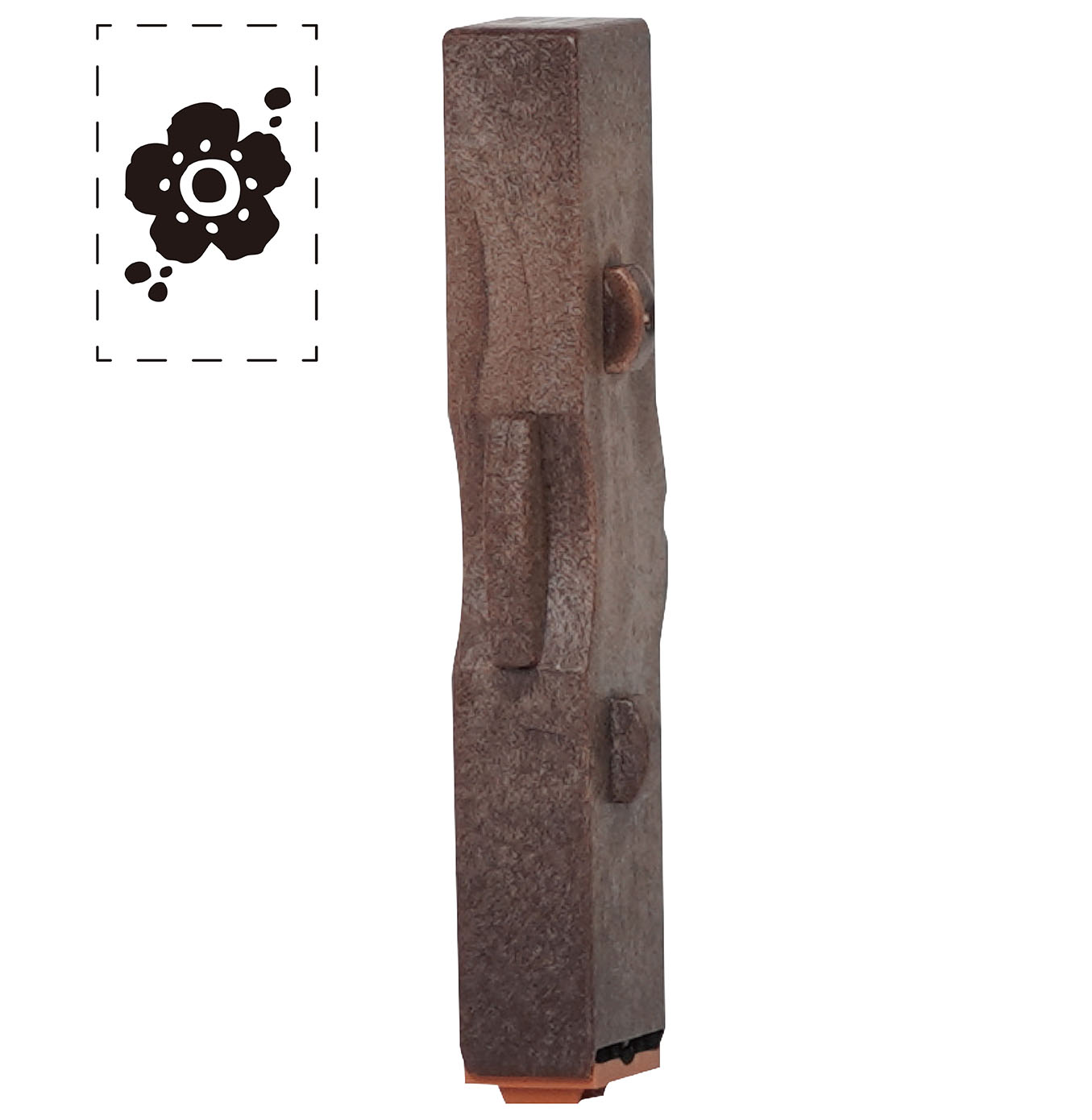 連結数字スタンプ　フレームＢ追加用　１本（花）