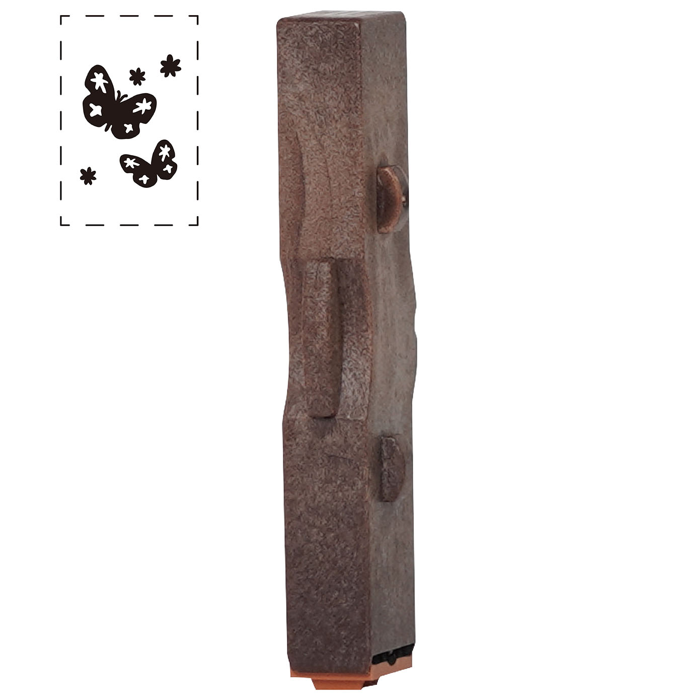 連結数字スタンプ　フレームＢ追加用　１本（チョウ）