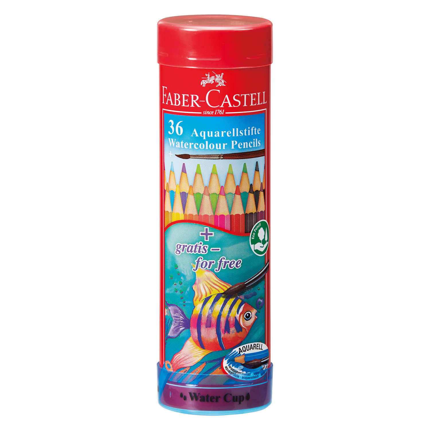 ファーバーカステル 水彩色鉛筆 丸缶 24色セット|TFC-115924|商品カタログ|シヤチハタ株式会社