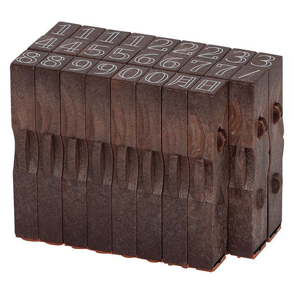 連結数字スタンプ　月日