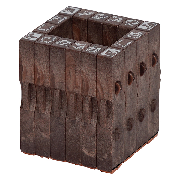 連結数字スタンプ　フレーム